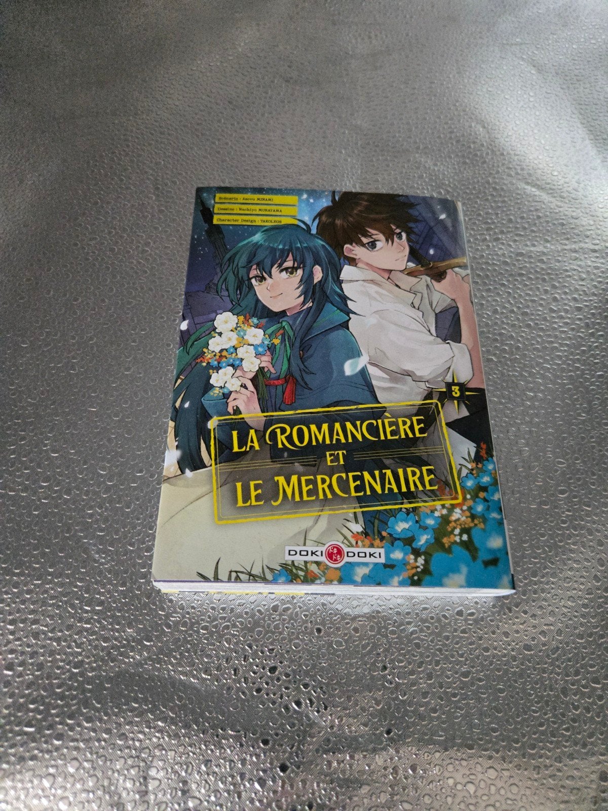 3 tome manga la romancière et le mercenaire, Boeken, Strips | Comics, Zo goed als nieuw, Eén comic, Japan (Manga), Ophalen of Verzenden
