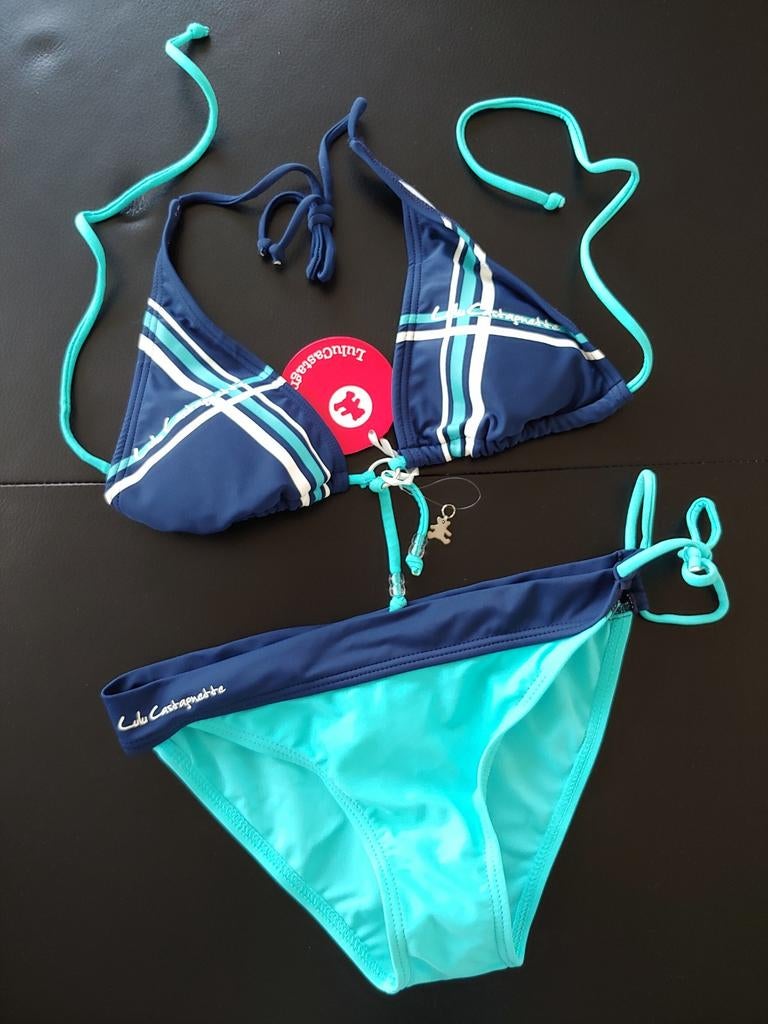 Nieuwe bikini maat 36, Neuf, Enlèvement ou Envoi, Bleu, Lulu Castagnette