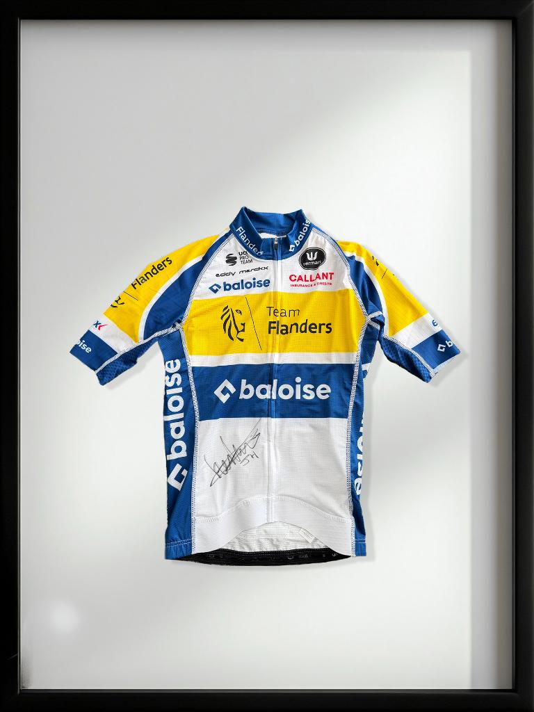 Gesigneerd wielertruitje Topsport-Vlaanderen  Jules Hesters, Verzamelen, Ophalen, Nieuw, Shirt
