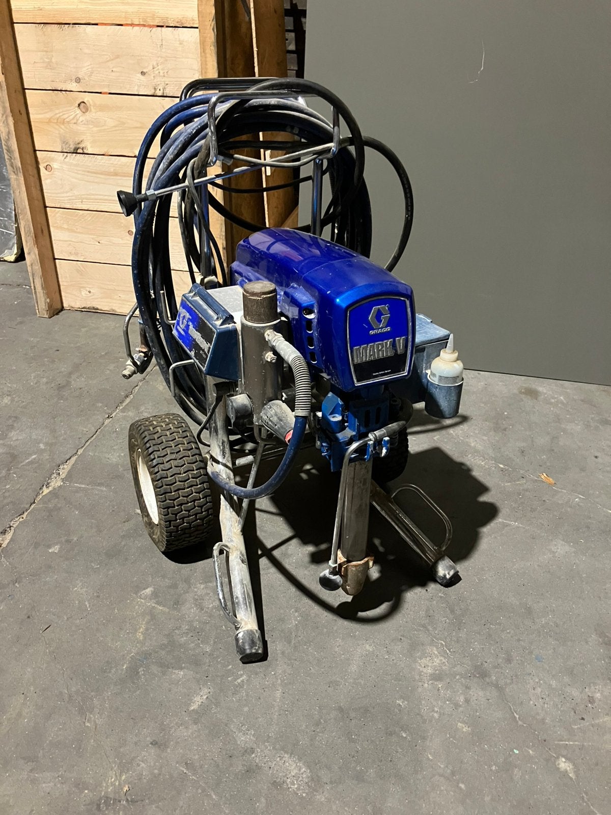 Graco Mark V met hopper, Ophalen, Gebruikt, Verfspuit of Verfpomp