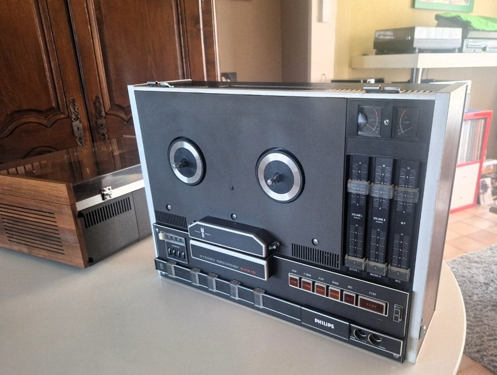 Bandopnemers Philips type 4500 en 4408, Ophalen, Met stofkap