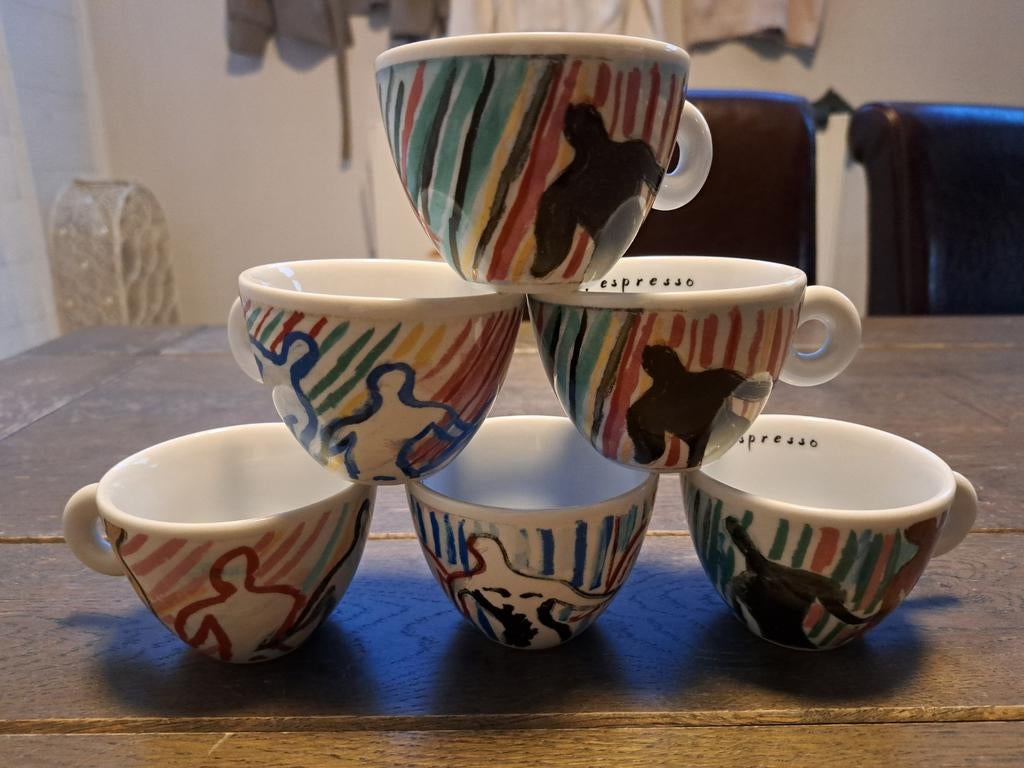 Illy set 'Il Ballo Del Caffe' Sandro Chia, Verzamelen, Ophalen