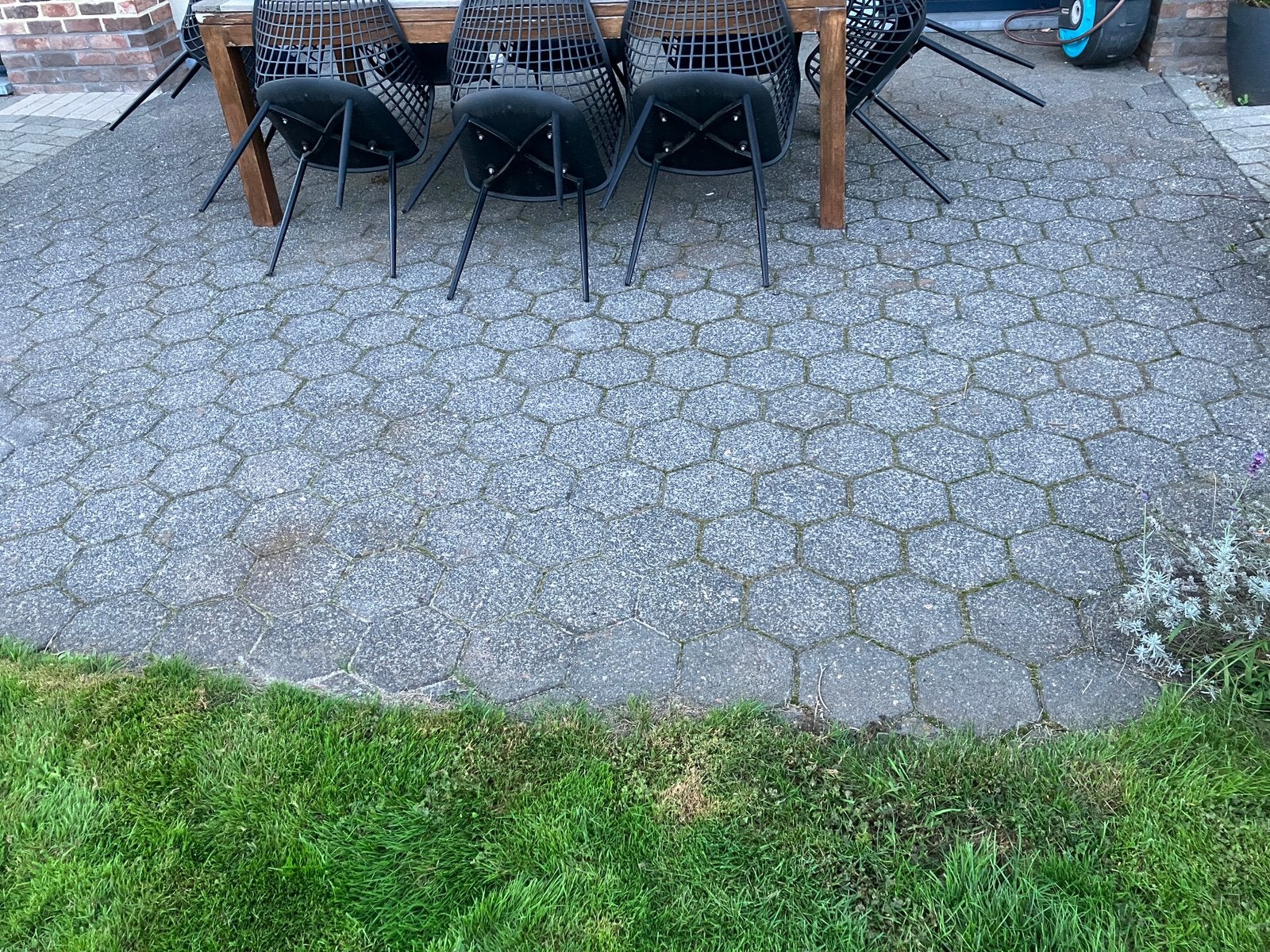 Klinkers achthoek 20x20 16m2, Tuin en Terras, Ophalen, Zo goed als nieuw, Klinkers
