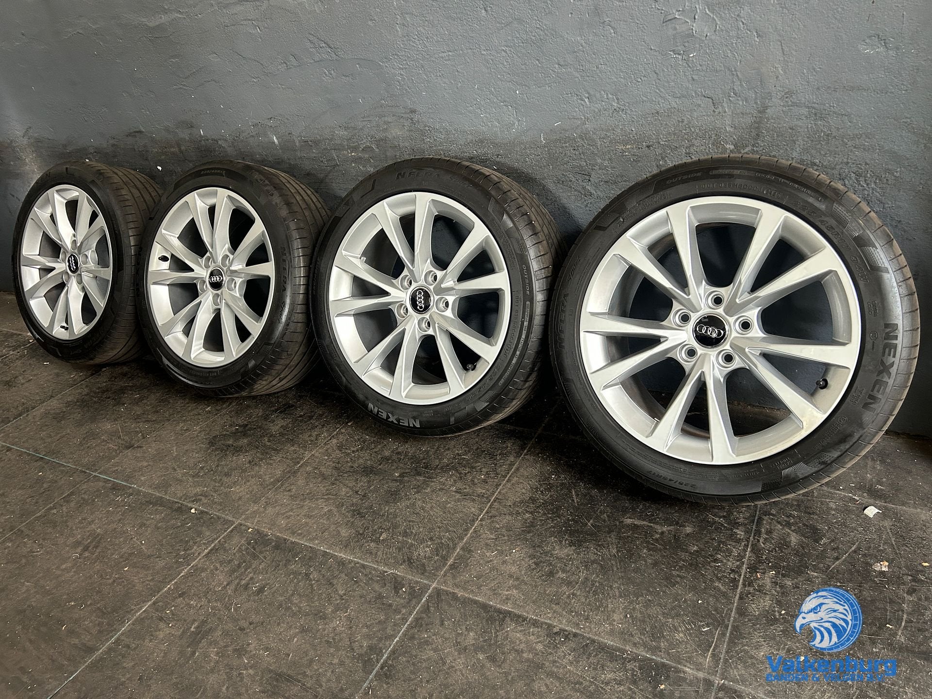 5-6mm! Originele Audi A3 8Y 17 inch velgen 5x112 zomerbanden, Auto-onderdelen, Gebruikt, -, -, Banden en Velgen
