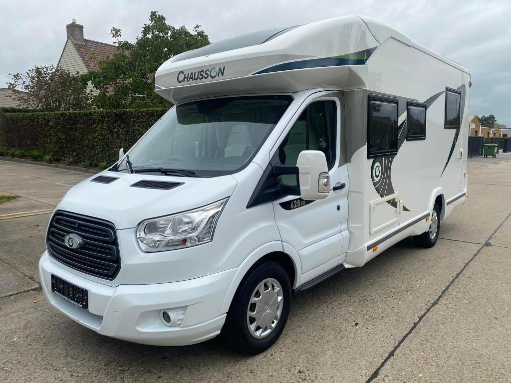 Chausson 628 Eb Special Edition, Caravans en Kamperen, Mobilhomes, Ringverwarming, Ford, Fietsendrager, Diesel