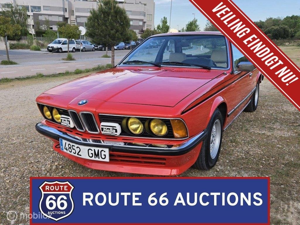 BMW 635 CSi | 1980 | Route 66 Auctions, Auto's, Oldtimers, Zwart, Bedrijf, Handgeschakeld, Overige carrosserie