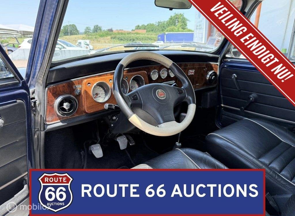 Mini Cooper 1.3 MPI | 1998 | Route 66 Auctions, Auto's, Oldtimers, Zwart, Bedrijf, Handgeschakeld, Overige carrosserie