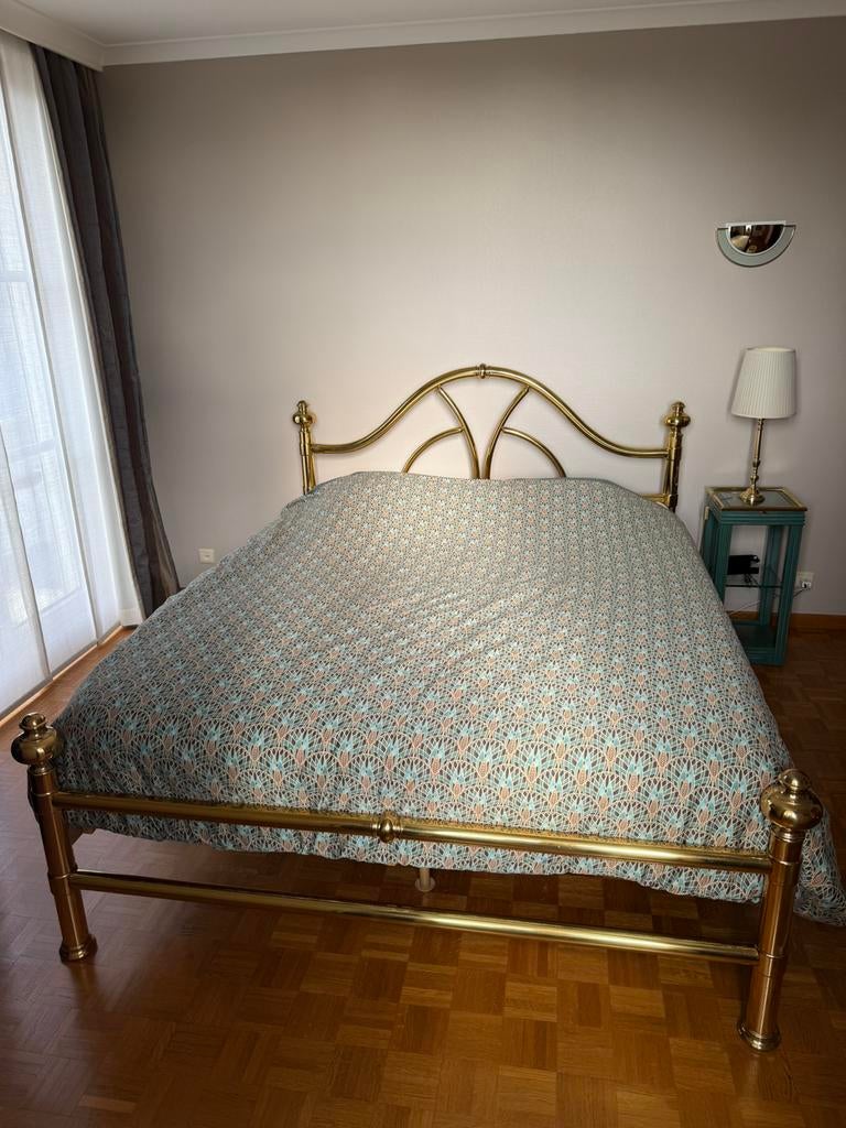 Koperen bed perfecte staat, Ophalen, Overige materialen, Tweepersoons, Zo goed als nieuw