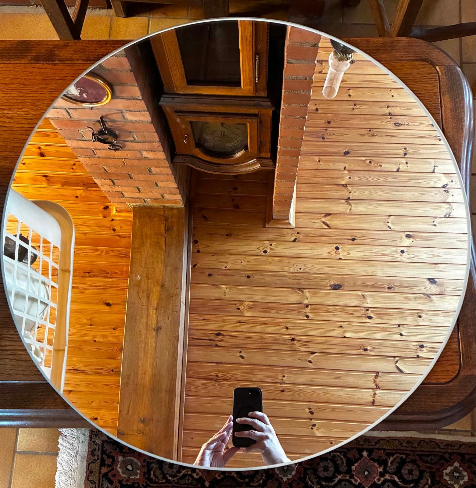 miroir, Ophalen
