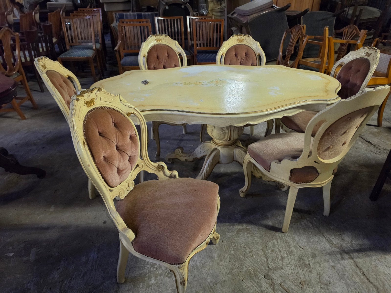 barok eetkamer met 6 stoelen, Tickets en Kaartjes