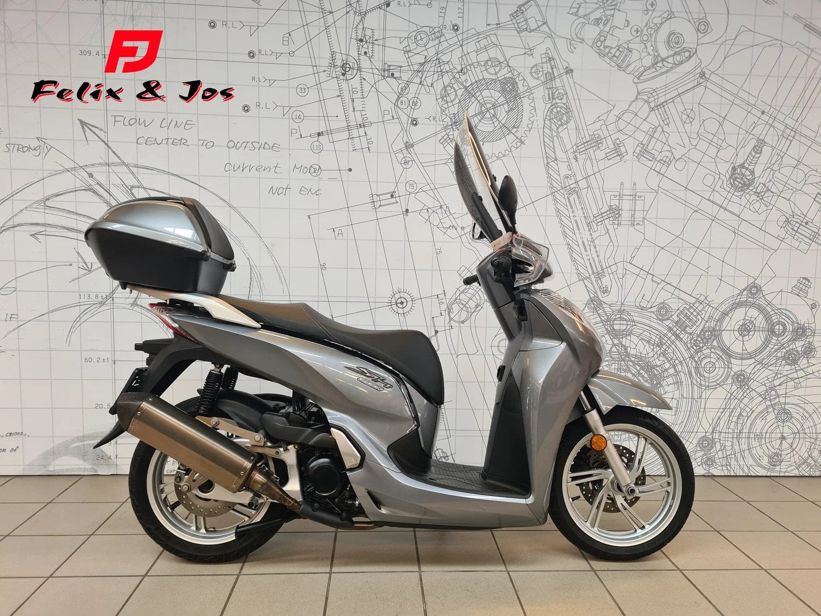 Honda SH 300 (bj 2016), Motoren, Scooter, 300 cc, Automaat, 12 t/m 35 kW