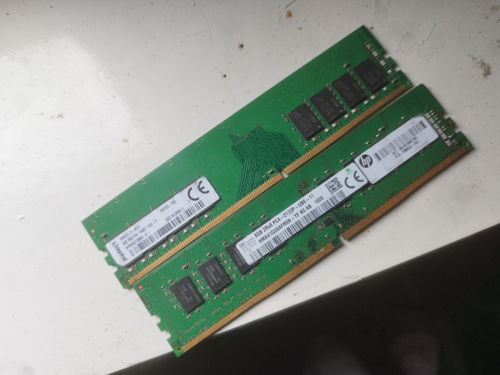 RAM DDR4 16 Go (2  8 Go) – Kingston / SK Hynix – 2133 MHz, Informatique & Logiciels, Enlèvement ou Envoi, DDR4