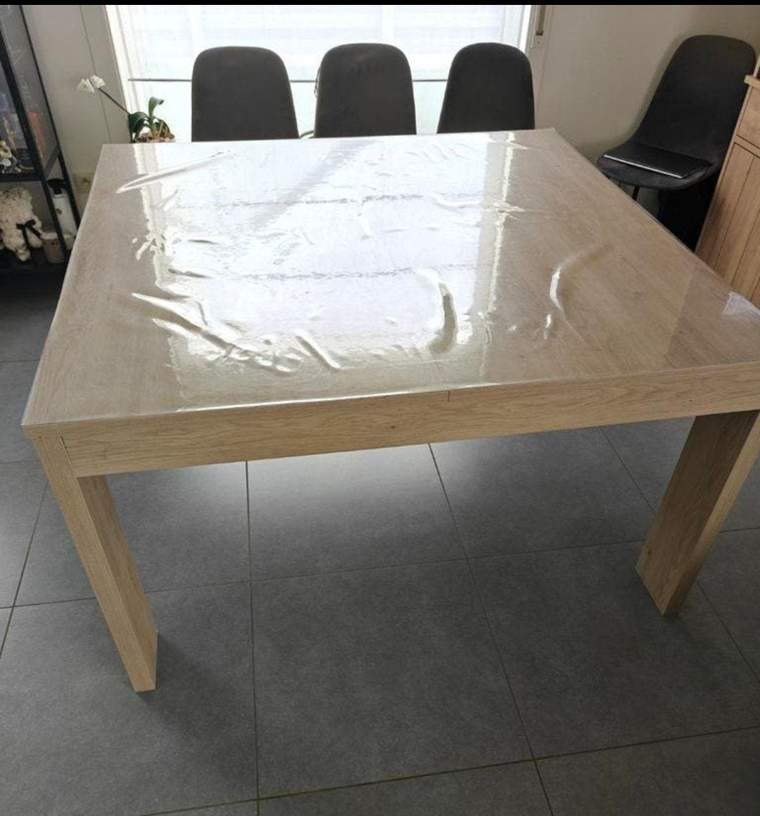 Tafel 140x140, Huis en Inrichting, Ophalen, Gebruikt, Vierkant, Vijf personen of meer