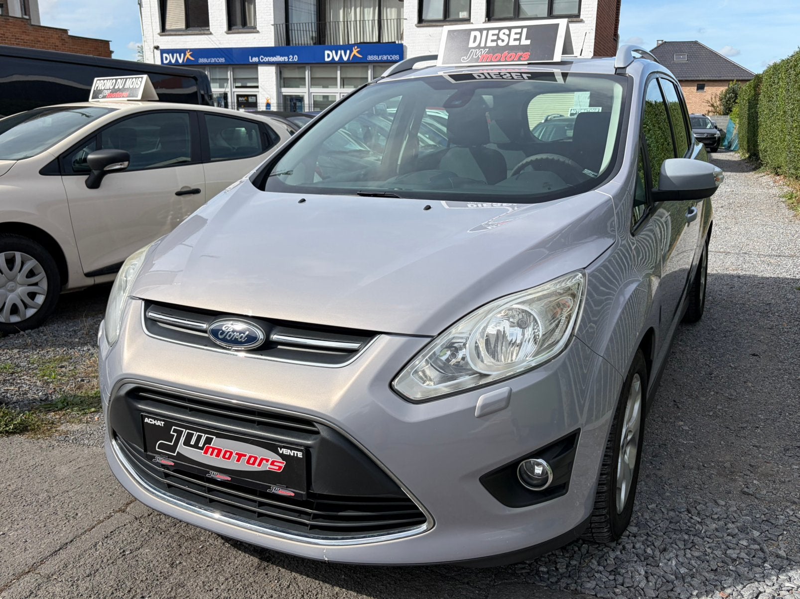 FORD C-MAX 1.6 Tdci **Gps--Radar--Clim**  !! Garantie 12 M, Autos, Euro 5, Achat, Volant multifonction, Entreprise