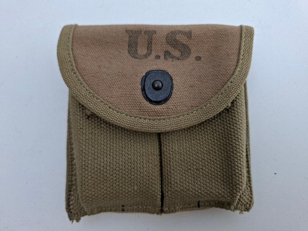 US M1 carbine ladertas JQMD 1942, Ophalen of Verzenden, Landmacht, Overige typen