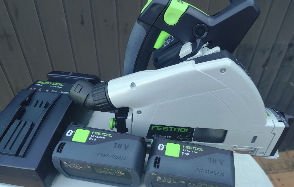 Festool TSC 55 KEB Scie plongeante +2 batteries et chargeur, Enlèvement