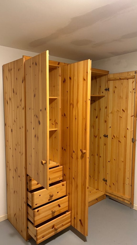 Ensemble modulaire Armoire & commode, marque Flexa, 3 ou 4 tiroirs, 25 à 50 cm, 100 à 150 cm, Utilisé