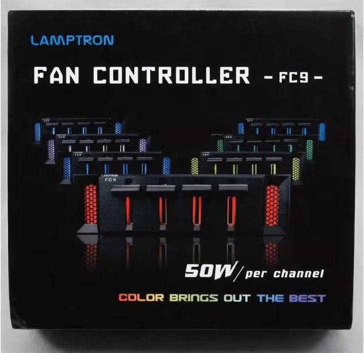 Contrôleur de ventilateur Lamptron FC9, 4 canaux, 50 W, Enlèvement ou Envoi, Neuf, Refroidisseur ordinateur à air