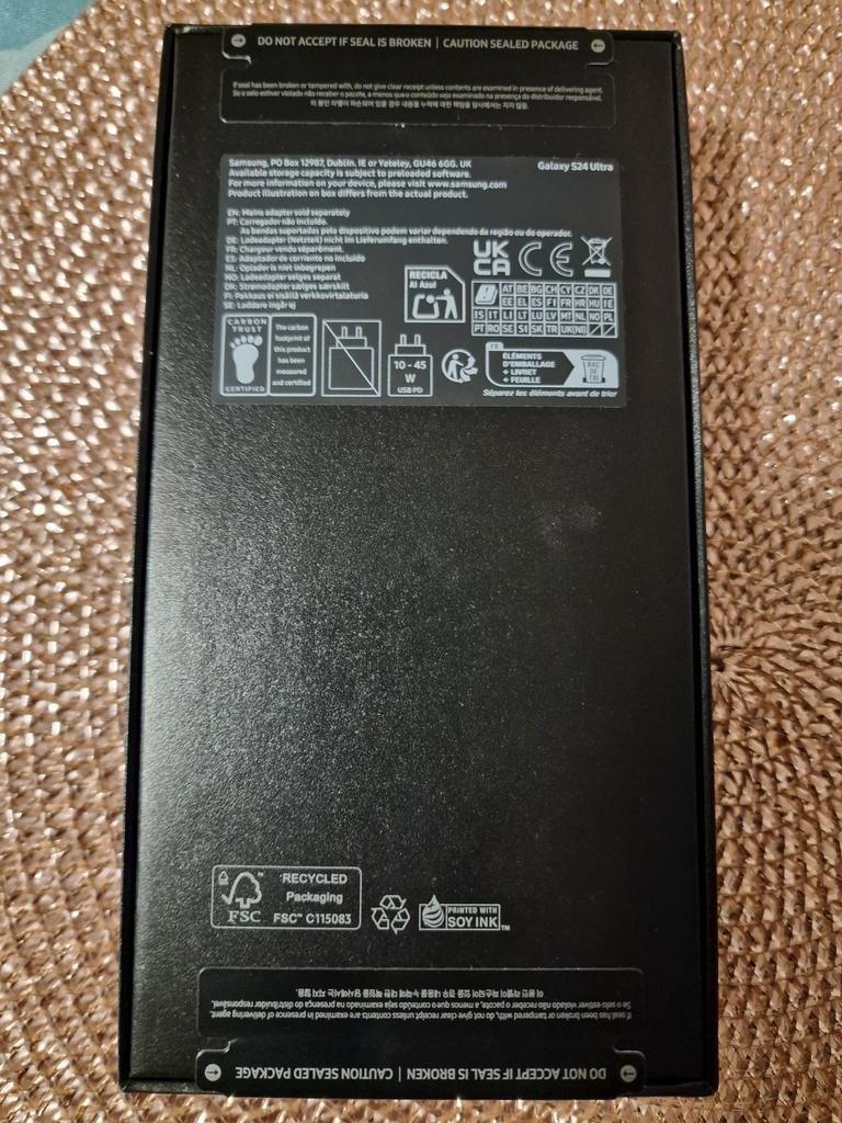 Samsung S24 Ultra 256GB te koop. De telefoon is nieuw en ong, Ophalen, Samsung