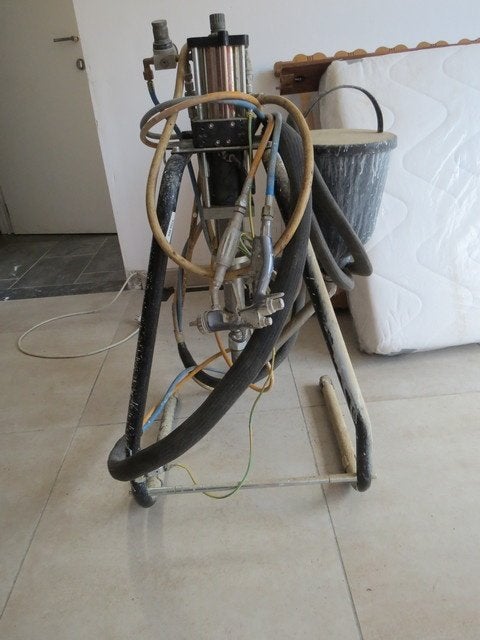Wagner evomotion airless spuitmachine, Doe-het-zelf en Bouw, Schildersmaterialen, Ophalen, Gebruikt, Verfspuit of Verfpomp