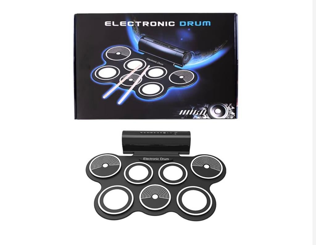 Elektronisch drumstel met 7 pads, Autos : Divers, Autoradios, Neuf, Enlèvement ou Envoi
