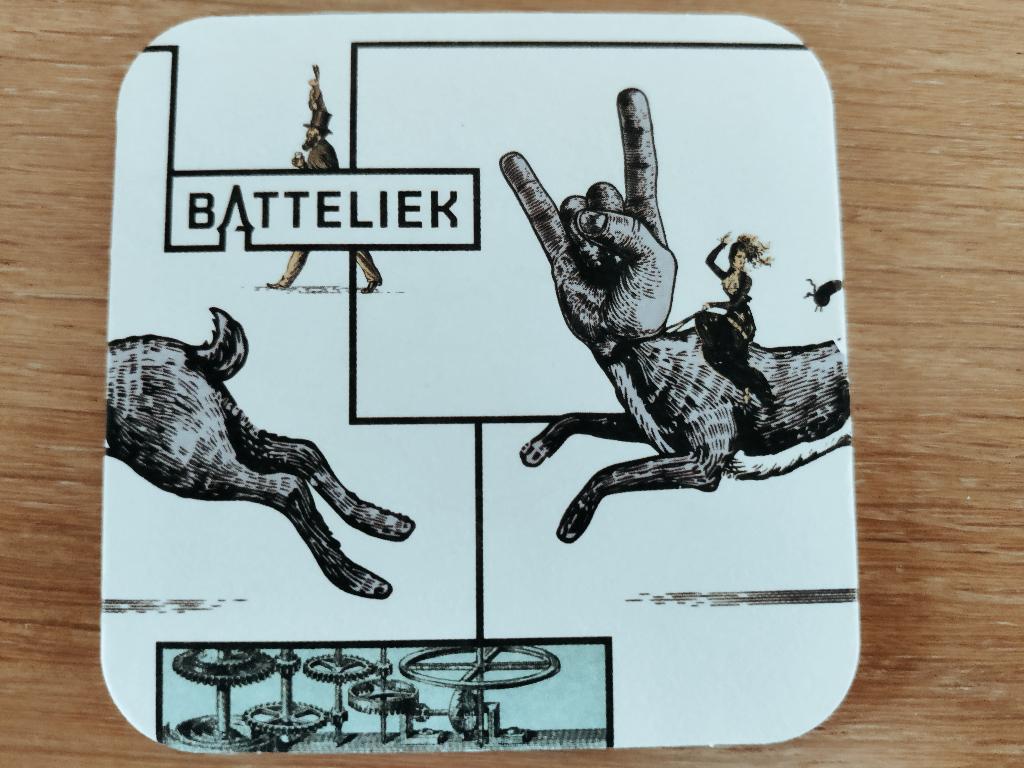 Bierviltje Batteliek (brouwerij Mechelen), Verzamelen, Ophalen of Verzenden, Zo goed als nieuw, Viltje(s), Overige merken