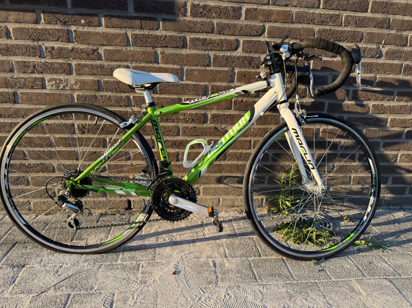 Vélo de route Marlin Ragazzi 24 36 cm v21 vert blanc, Enlèvement, Utilisé, Aluminium