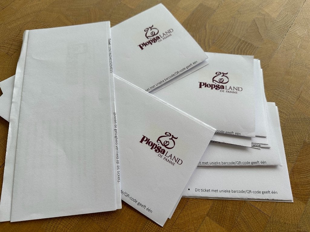 Tickets Plopsaland, Trois personnes ou plus