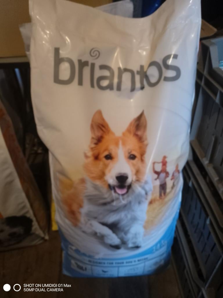 Briantos 14 kg kip/rijst, Ophalen