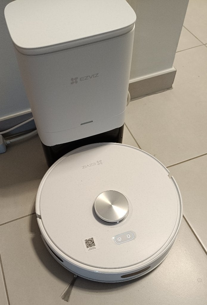 EZVIZ RE5 Plus 2 en 1, Electroménager, Enlèvement ou Envoi, Puissance d'aspiration réglable, Comme neuf, Aspirateur robot