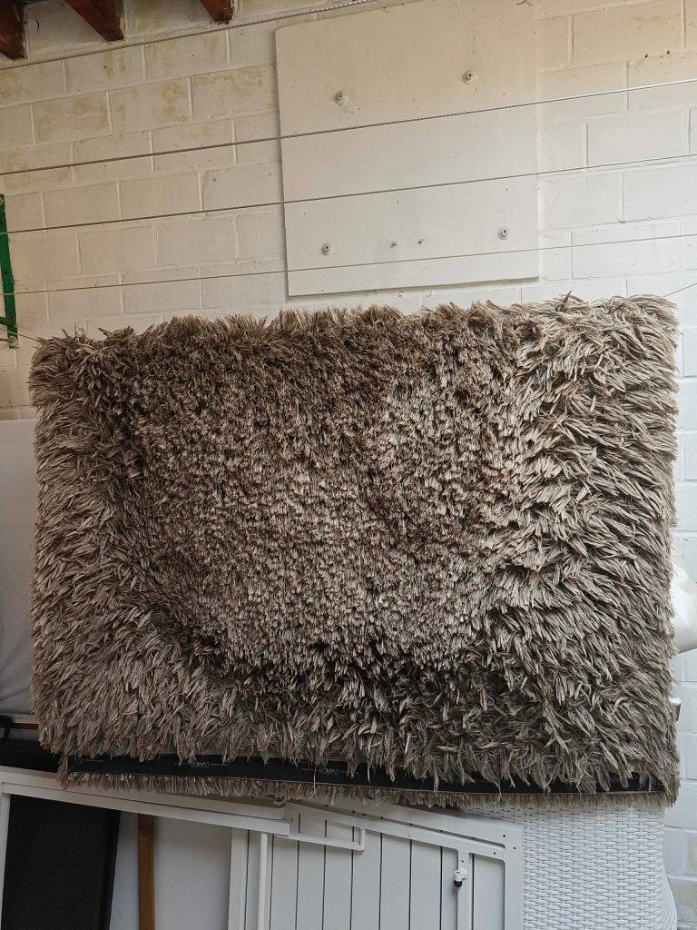 Bomat tapijt, Maison & Meubles, Ameublement | Revêtements de sol, Modern/Hedendaags, Moins de 5 m², Beige, Enlèvement