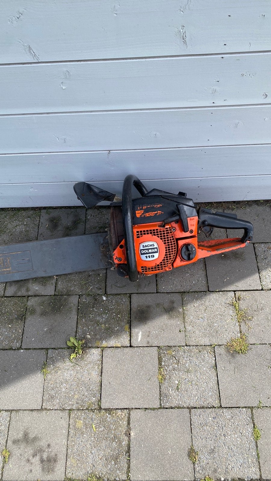 Kettingzaag sachs dolmar, Ophalen, Gebruikt