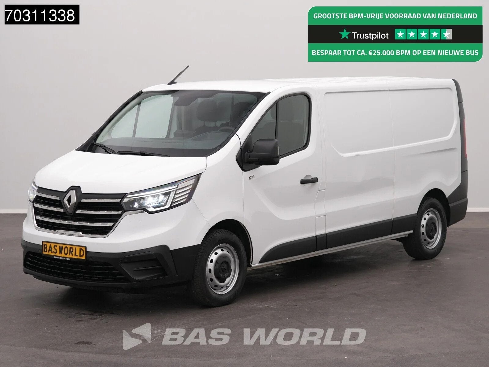 Renault Trafic 150pk L2H1 Automaat Nwe model LED CarPlay Air, Auto's, Automaat, 1940 kg, Stof, Gebruikt