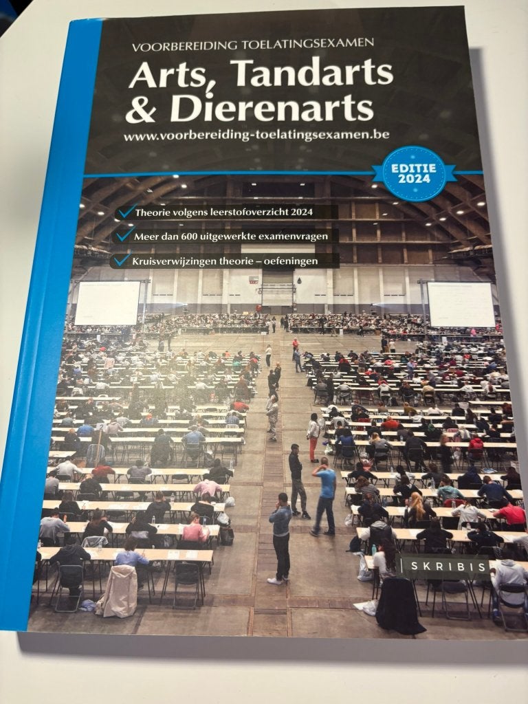 Boek Toelatingsexamen Arts, Tandart & Dierenarts 2024, Ophalen of Verzenden, Zo goed als nieuw, Niet van toepassing