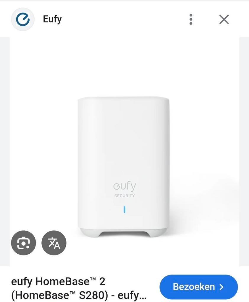 Eufy Home base 2, Enlèvement