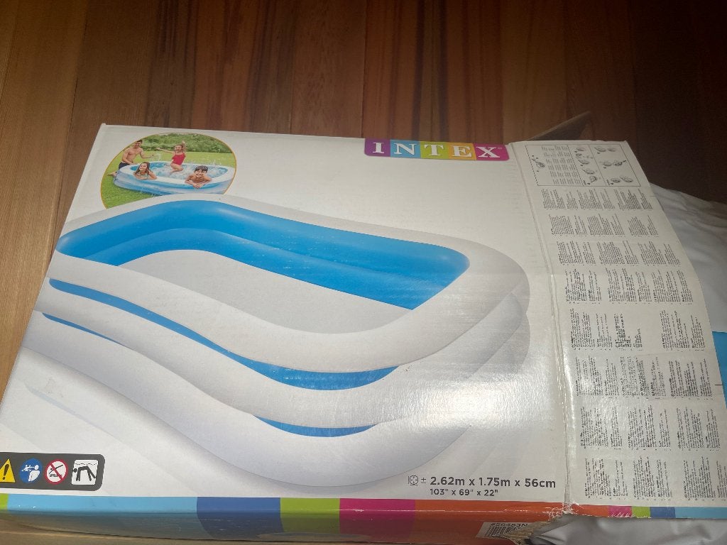 Intex-zwembad, Tuin en Terras, Ophalen, Minder dan 80 cm, Opblaaszwembad, Nieuw