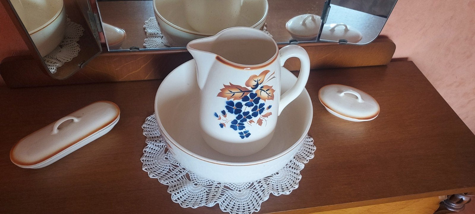 oude set waskan, Ophalen