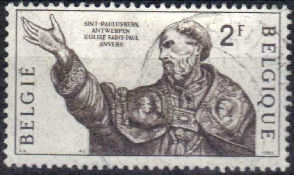 Belgie 1969 - Yvert/OBP 1482 - Sint Pauluskerk (ST), Verzenden, Gestempeld, Gestempeld, Kunst