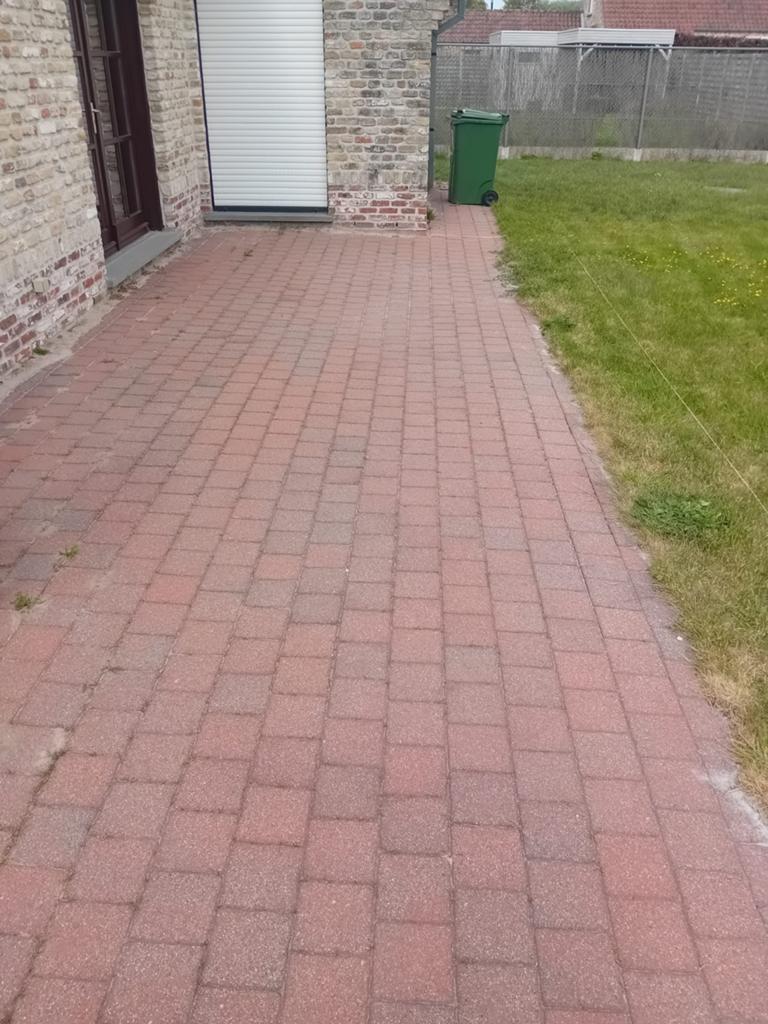 130 vierkante meter beton klinkers zo goed als nieuw, Tuin en Terras, Tegels en Klinkers, Ophalen, Beton, Klinkers