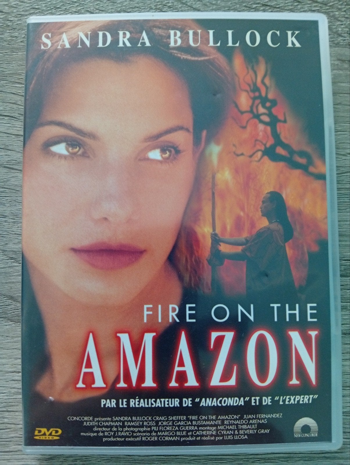 fire on the Amazon actie dvd Sandra Bullock, Bonusmateriaal, Vanaf 16 jaar, Actie, Ophalen of Verzenden