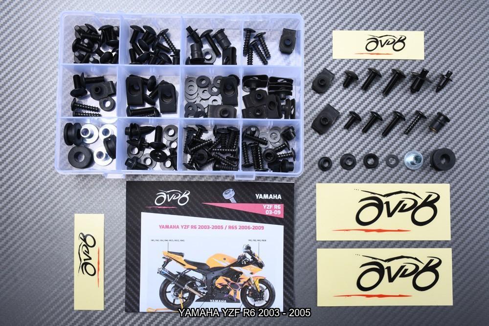 Kuip bouten set voor YAMAHA YZF R6 2003 - 2005, Motoren, Accessoires | Overige, Ophalen of Verzenden, Nieuw