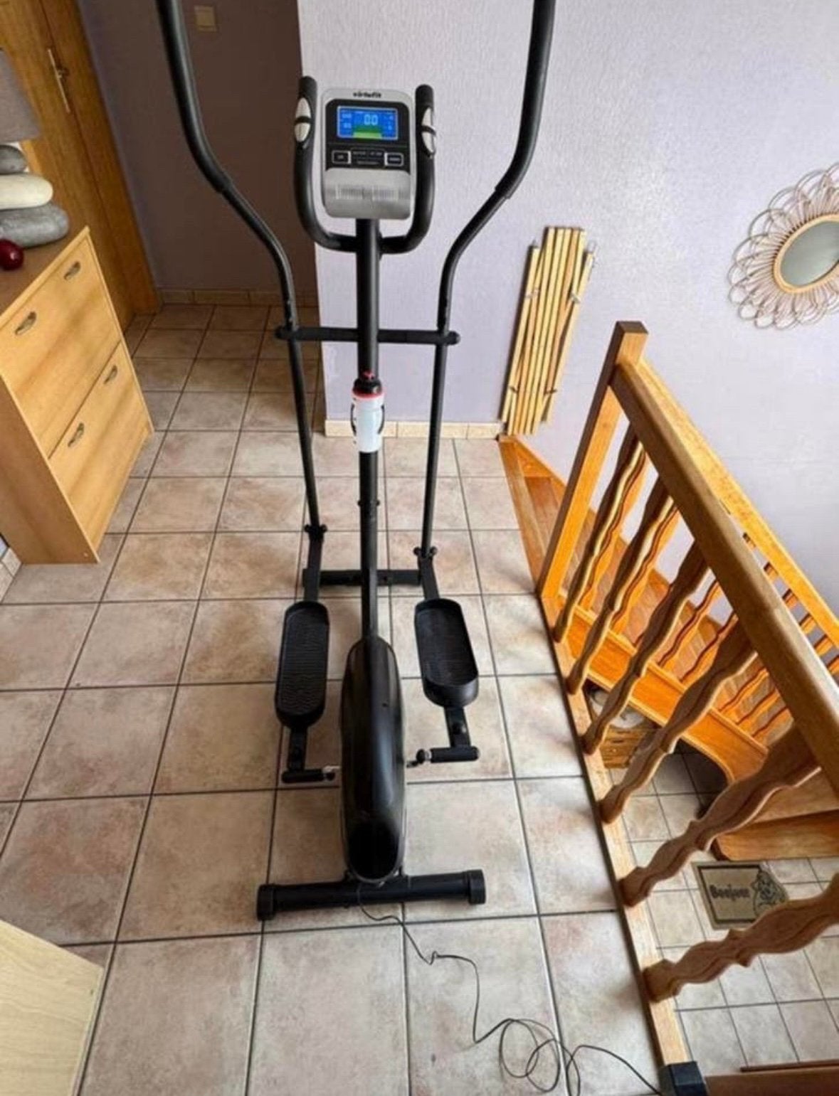 Velo Elliptique Virtufit, Sports & Fitness, Appareils de fitness, Enlèvement, Comme neuf, Vélo elliptique
