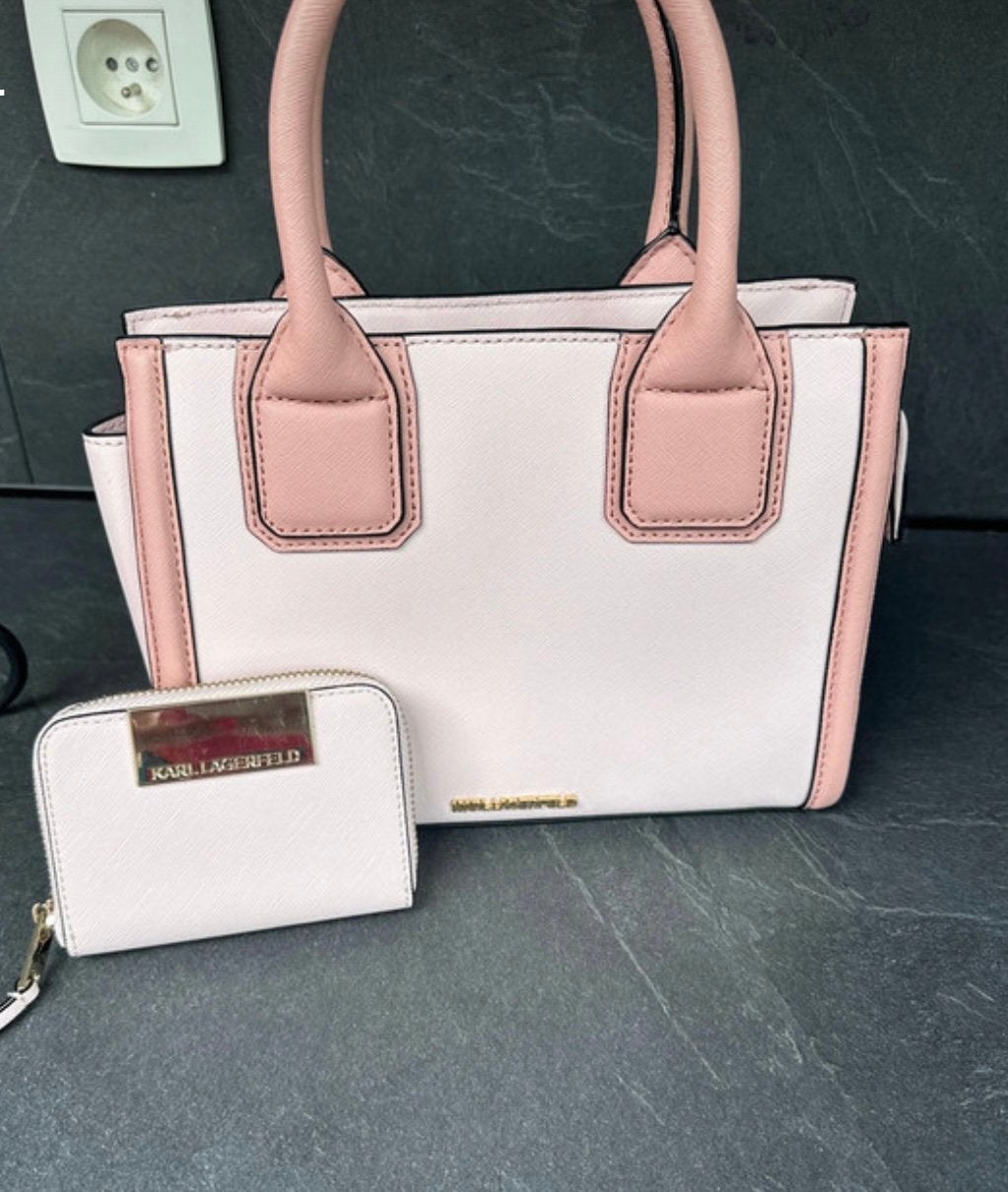 Sac à main et portefeuille Karel Lagerfield, Enlèvement ou Envoi, Comme neuf, Sac à main