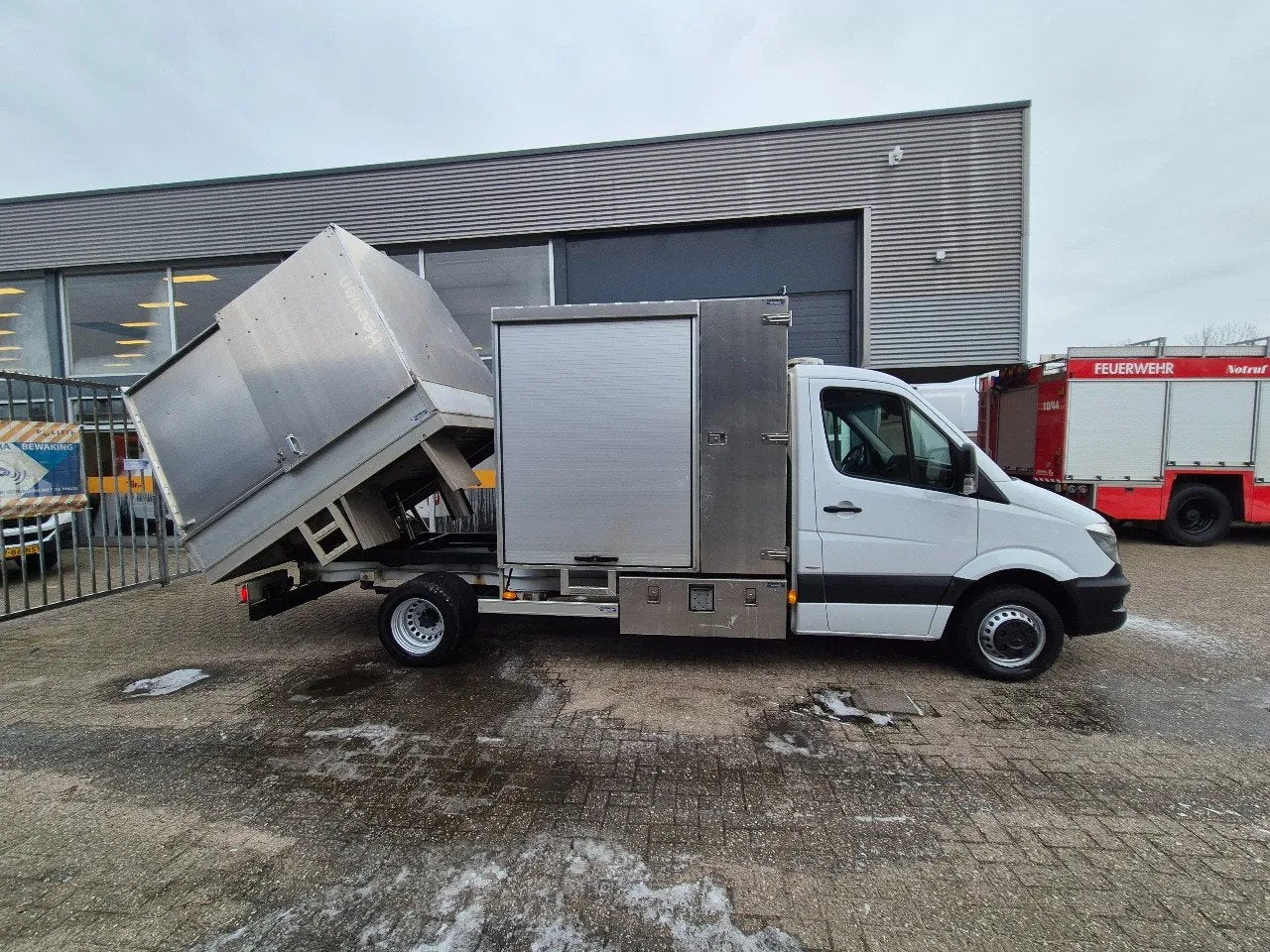 Mercedes-Benz Sprinter 516 CDI/ Vuil/ Kipper/ Airco/ WB 433, Achat, Euro 6, Entreprise, 2000 kg