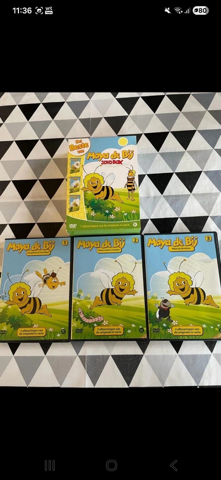 7 DVD's Maya de Bij, Cd's en Dvd's, Dvd's | Kinderen en Jeugd, Ophalen of Verzenden