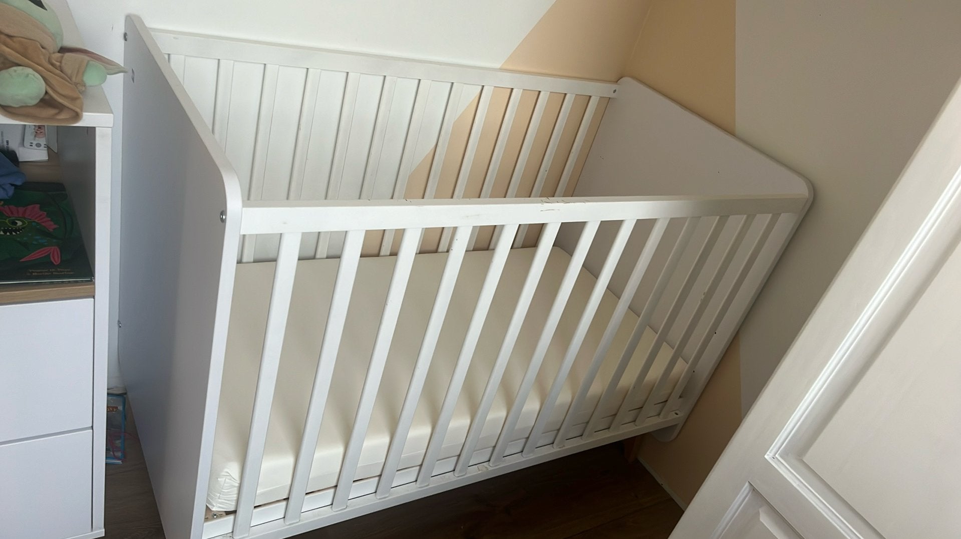 Babybed met afwasbare matras, Enlèvement, Comme neuf