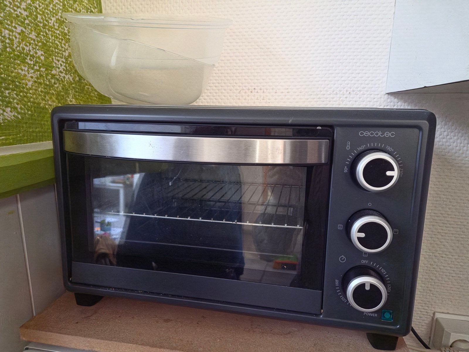 Mini four électrique Cecotec Bake&Toast 2300 Black avec manu, Enlèvement, Four