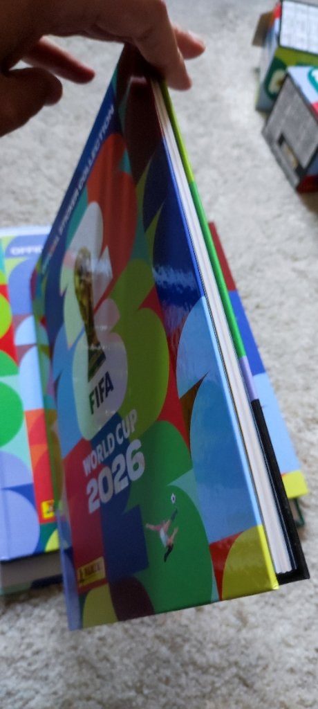 Hardcover wk 2026 panini stickers Belgische editie, Ophalen of Verzenden, Nieuw, Meerdere stickers