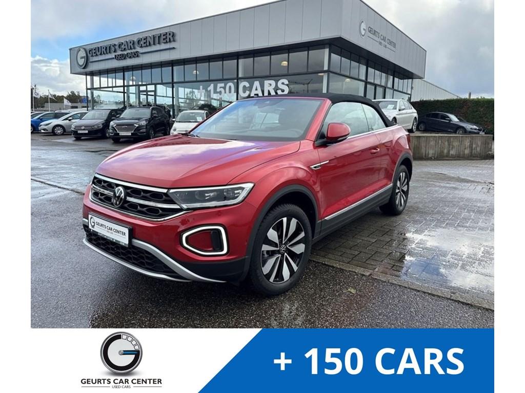 Volkswagen T-Roc CABRIO TSI Move van 1e eigenaar met slecht, 4 zetels, Cabriolet, 116 pk, Handgeschakeld