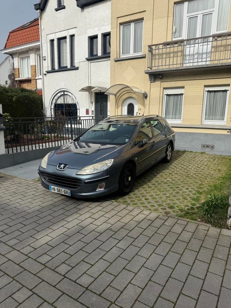 Peugeot 407sw papier francais, Auto's, Voorwielaandrijving, Stof, Zwart, Blauw
